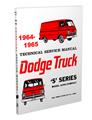 1964-1965 Dodge A-100, Compact, Van & Sportsman Repair Manual Original 