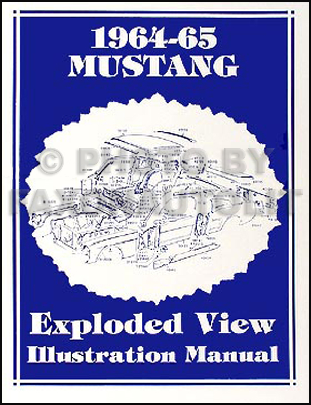 1964-1965 Mustang Parts Illustration Manual Reprint