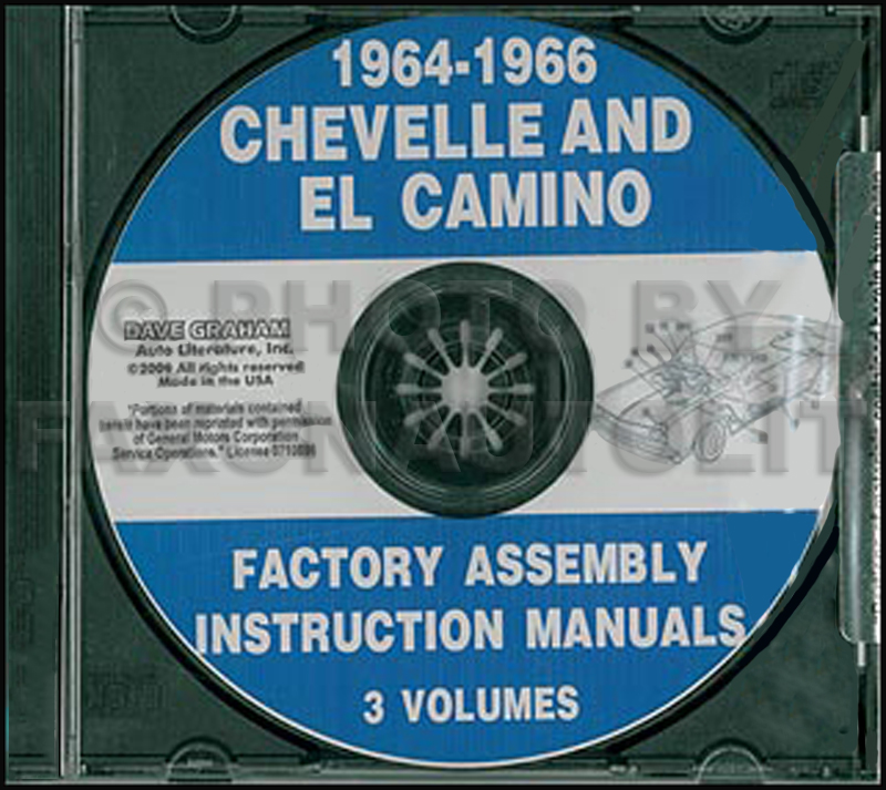 CD 1964-1966 Chevelle and El Camino Factory Assembly Manuals