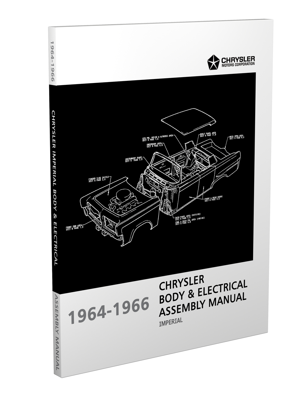 1964-1966 Chrysler Imperial Body & Electrical Assembly Manual Reprint