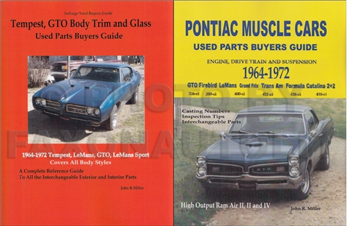 1964-1972 GTO & Tempest Parts ID/Interchange Manual 2 Book Set