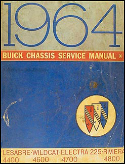 1964 Buick Shop Manual Original - Riviera, LeSabre, Wildcat, Electra 