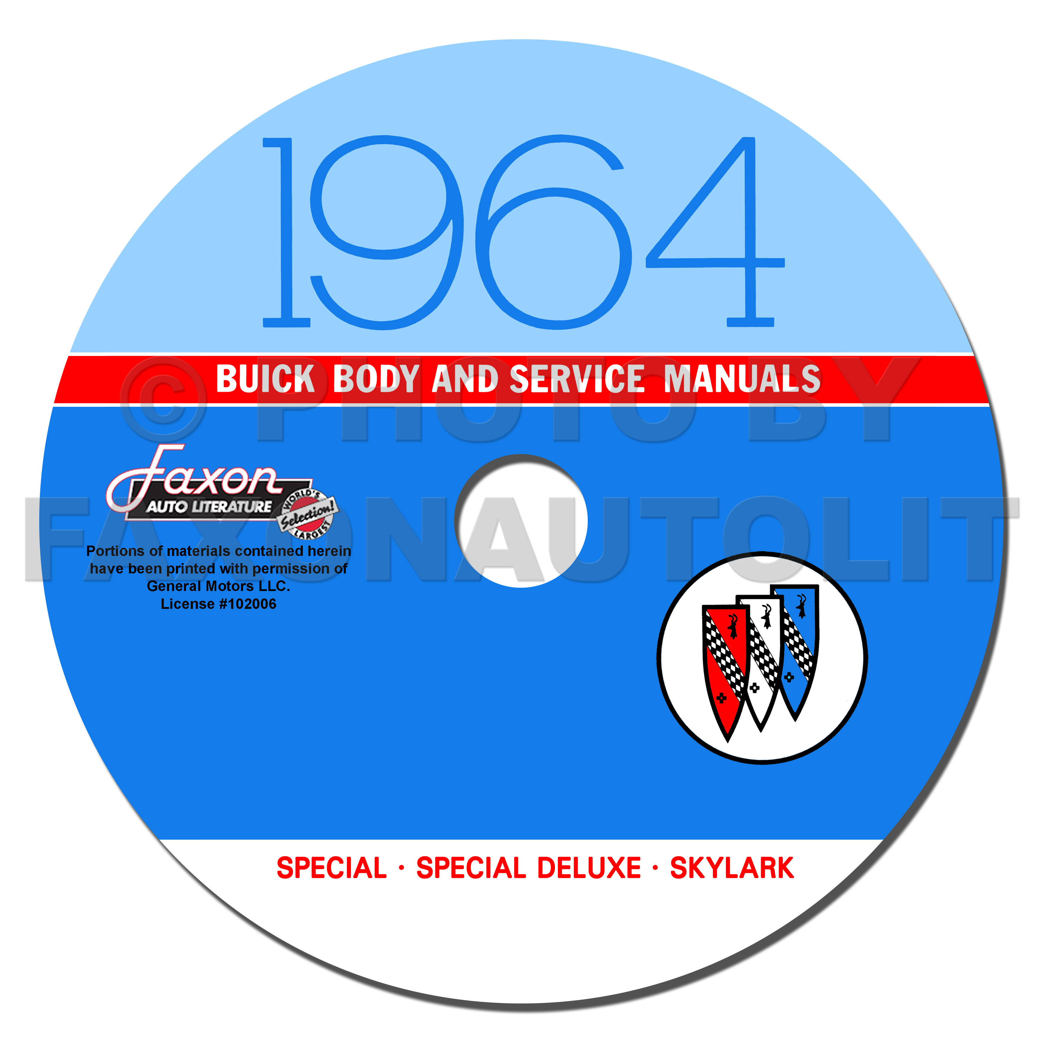 1964 Buick CD-ROM Shop Manual & Body Manual