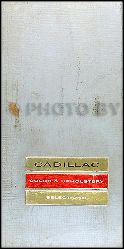 1964 Cadillac Color and Upholstery Dealer Album Small Size