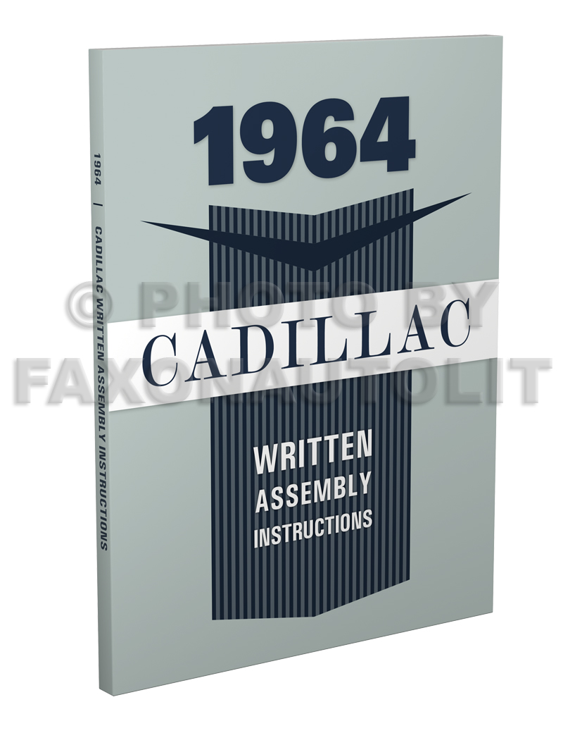 1964 Cadillac Written Assembly Manual Reprint