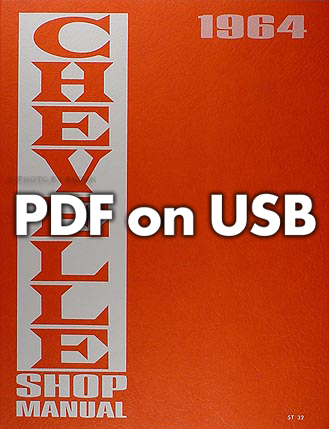 1964 USB Repair Shop Manual and Parts Book - El Camino Chevelle Malibu SS