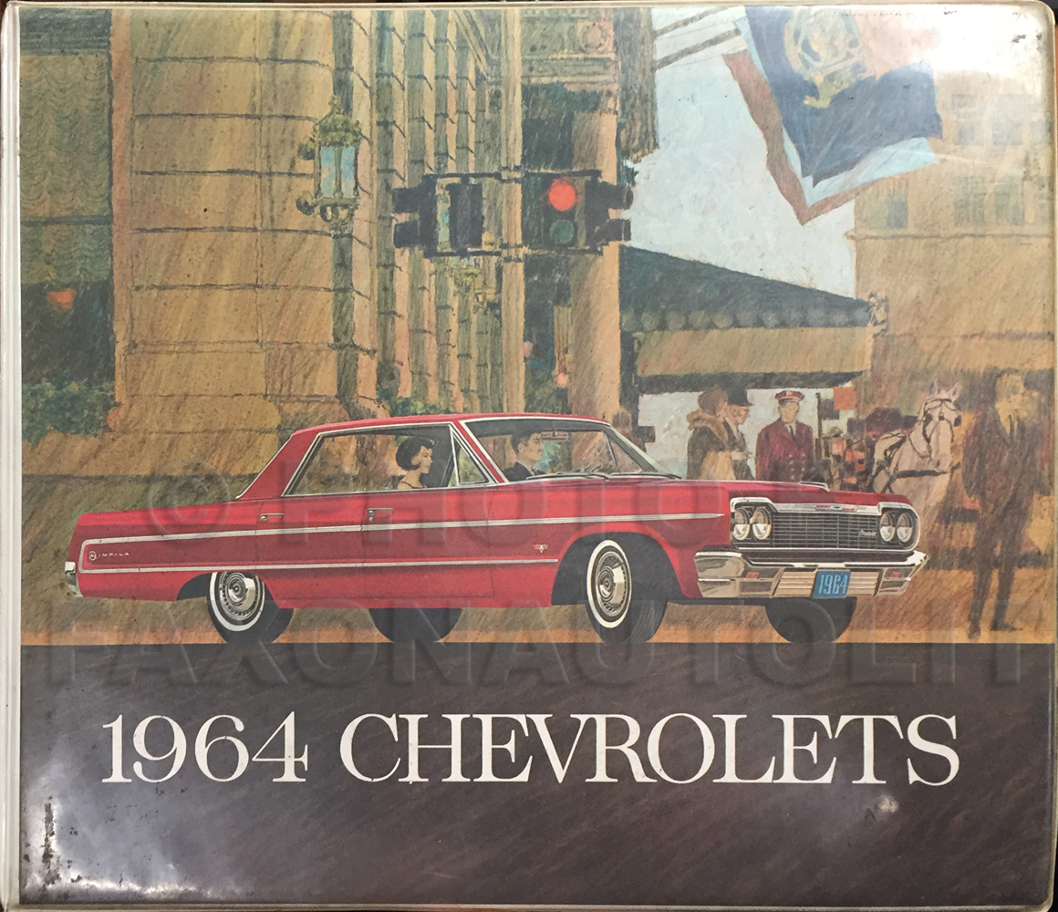1964 Chevrolet Car Color and Upholstery Dealer Album Original