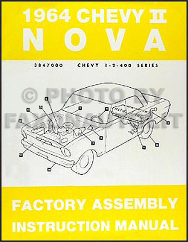 thumbnail image 2 of 1966 Chevrolet Chevy II Nova Assembly Manual - Rebuild Instructions & Illustrations 2 of 6