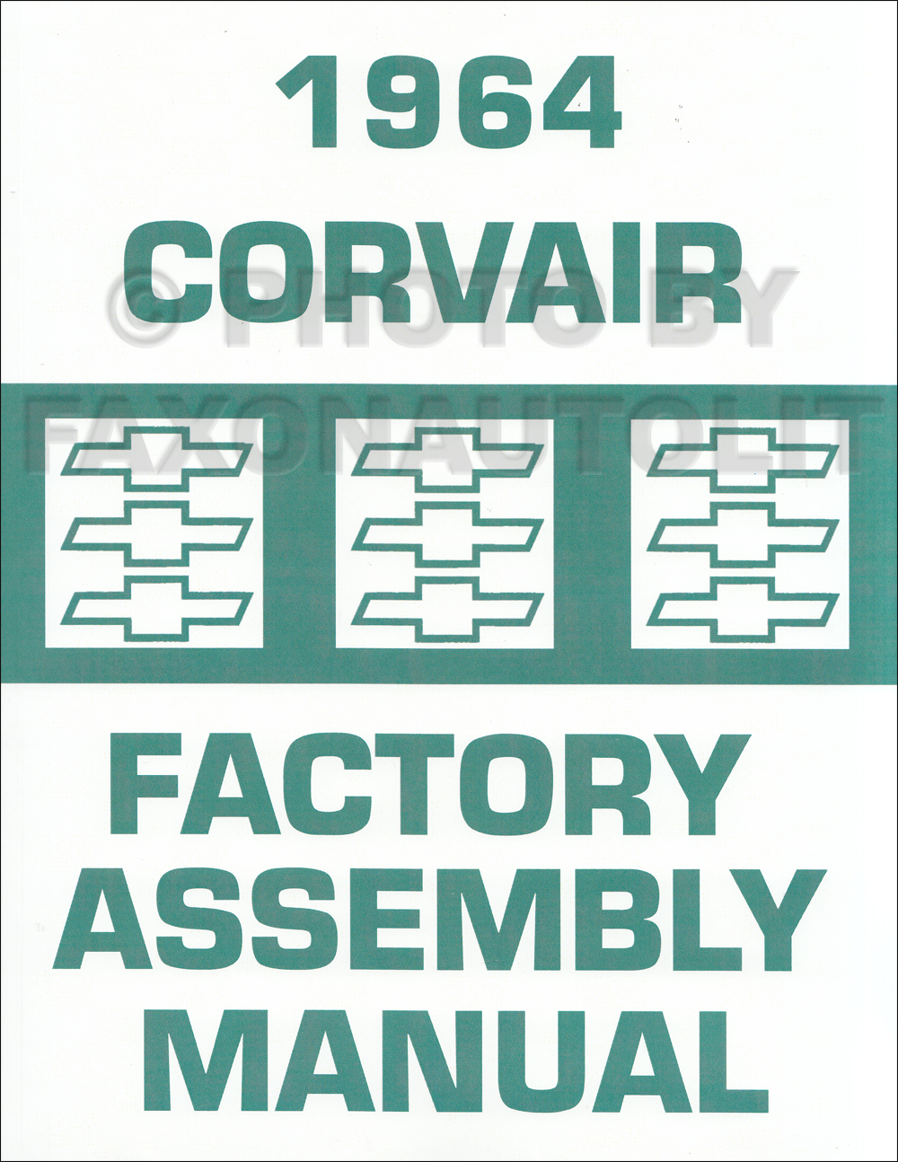 1964 Chevy Corvair and Monza Assembly Manual Reprint