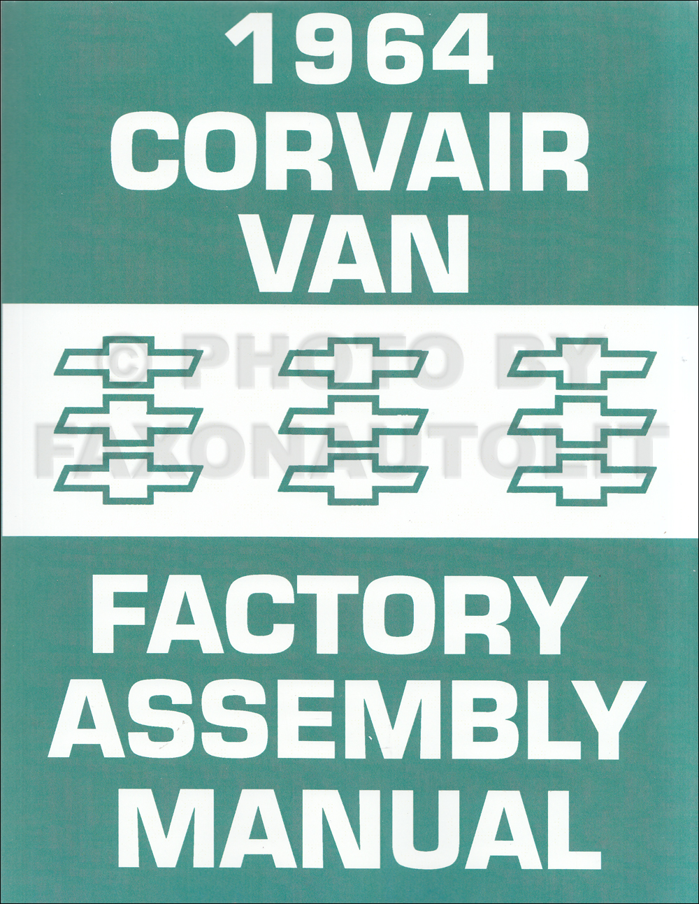 1964 Chevy Corvair 95 Van and Pickup Assembly Manual Reprint