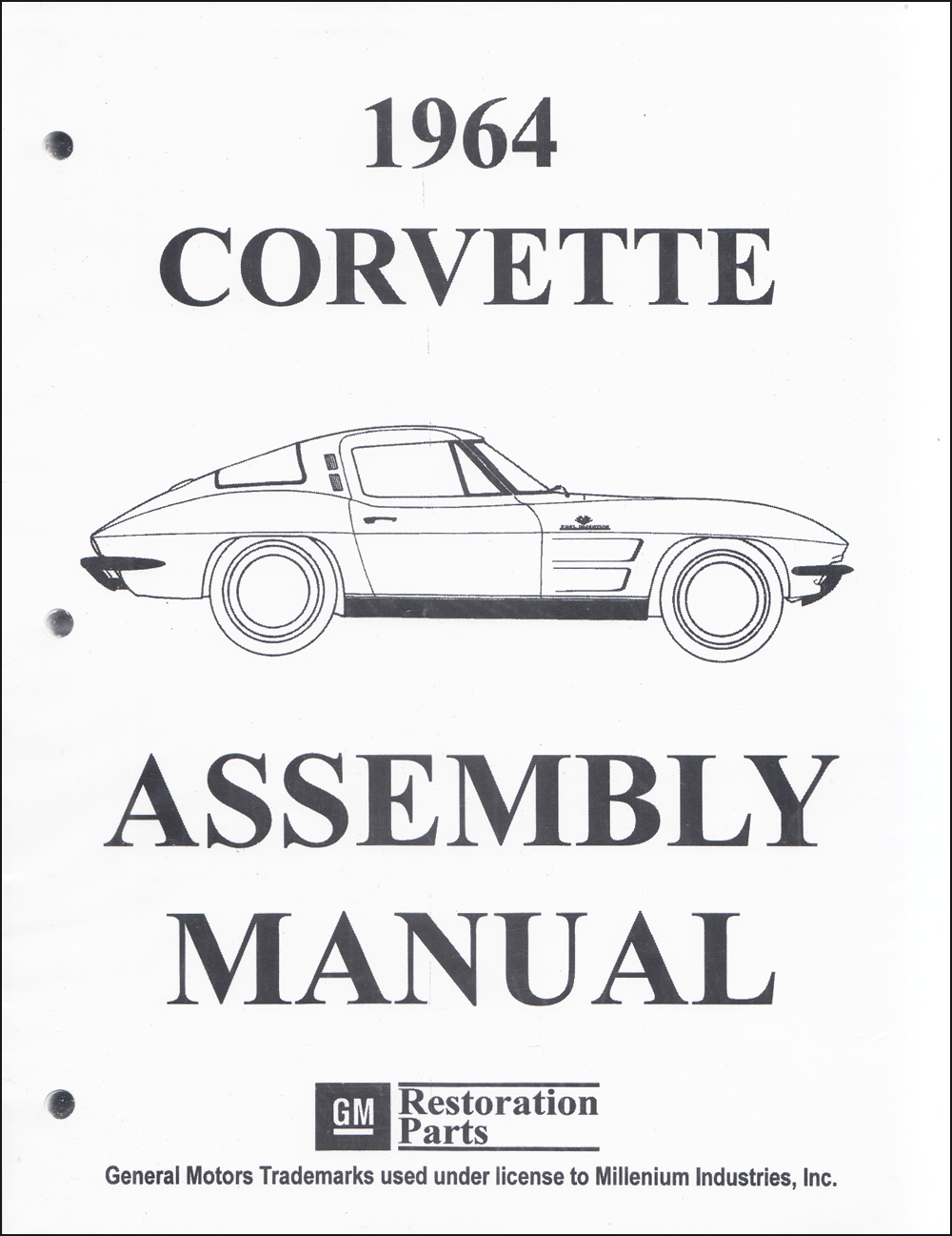 1964 Corvette Factory Assembly Manual Reprint Looseleaf