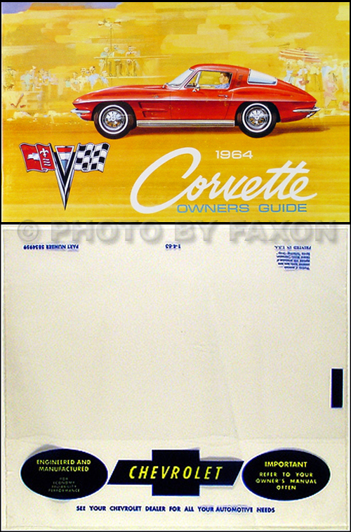 1964 Corvette Owner's Manual Reprint Package