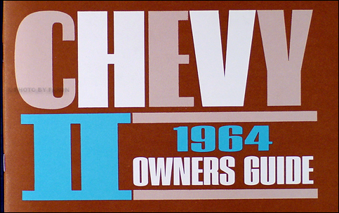 1964 Chevy II, Nova, & SS Reprint Owner's Manual