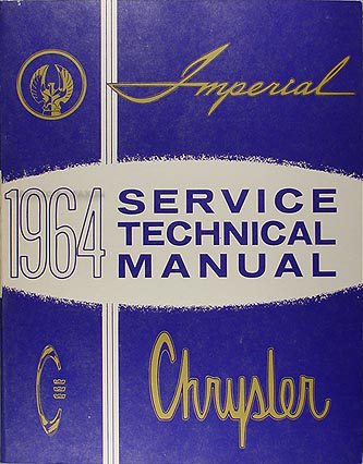1964 Chrysler and Imperial Service Manual Original