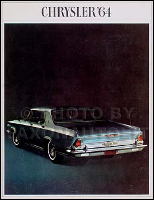 1964 Chrysler Original Sales Folder Newport/New Yorker/300/300K