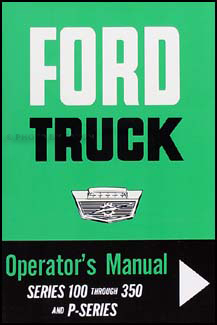 1964 Ford F100-250-350 Pickup Owner's Manual