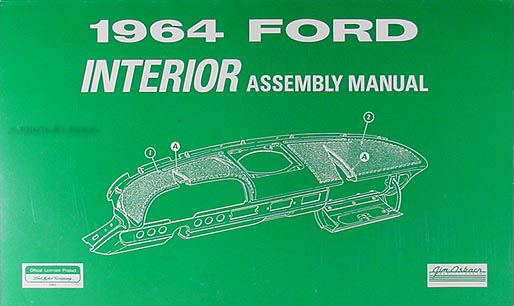 1964 Ford Galaxie & 500 Interior Assembly Manual Reprint