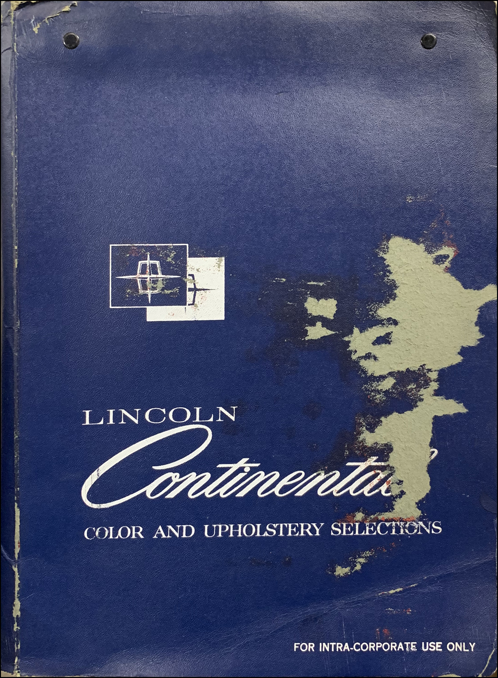 1964 Lincoln Corporate Color and Upholstery Dealer Album