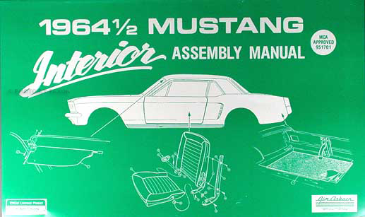 1964 ½ Ford Mustang Interior Assembly Manual Reprint