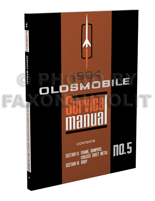 1964 Oldsmobile Repair Manual Original 5 Volume Set