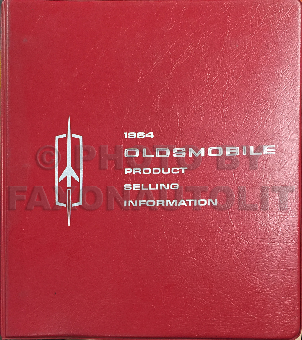 1964 Oldsmobile Data Book Original