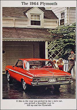 1964 Plymouth Original Sales Catalog 64 Fury/Belvedere/Savoy