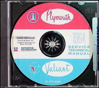 1964 Plymouth CD-ROM Shop Manual 