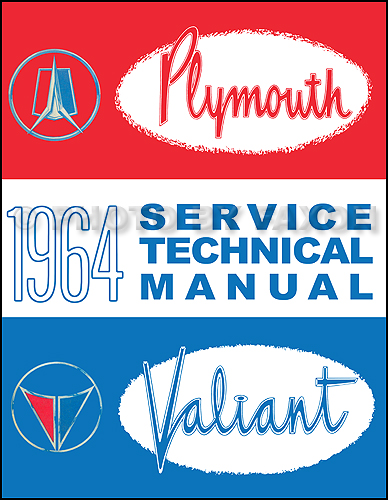 1964 Plymouth Shop Manual Reprint for all models