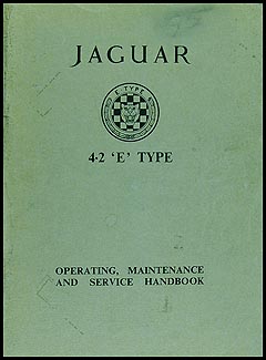 1965-1967 Jaguar XKE Owner's Manual Original