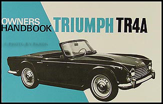 1965-1967 Triumph TR4A Owner's Manual Reprint