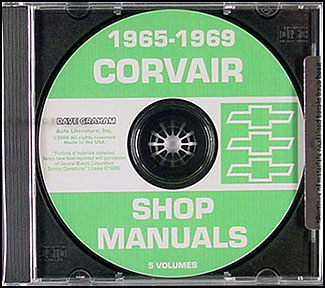 1965-1969 Corvair and Monza CD Shop Manual