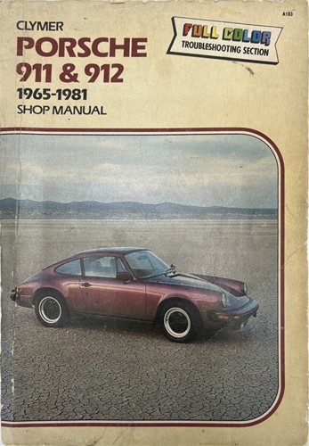 Clymer Shop Manual Porsche 911 & 912 1965-1981