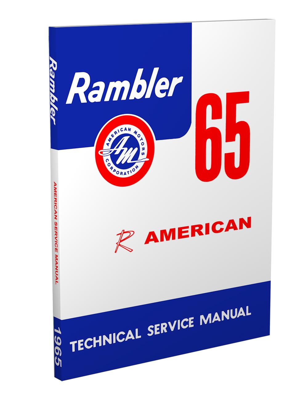 1965 AMC Rambler American Shop Manual Original 