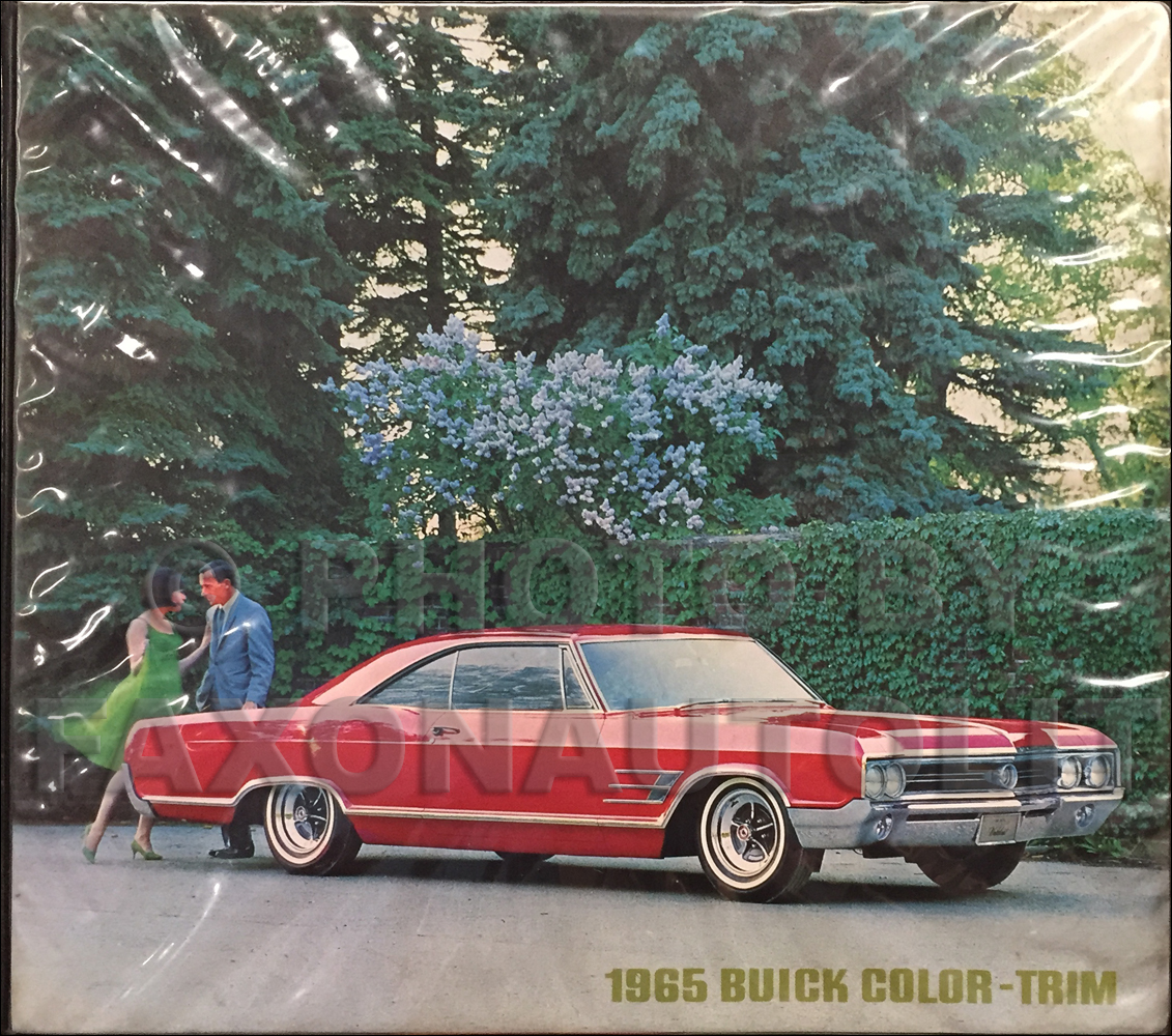 1965 Buick Color & Upholstery Dealer Album Original