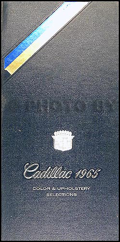 1965 Cadillac Color and Upholstery Dealer Album Small Size
