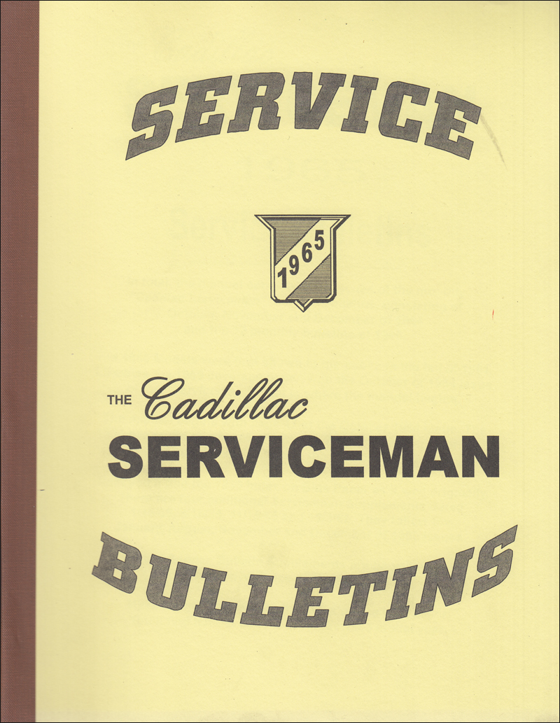 1965 Cadillac Service Bulletins Reprint