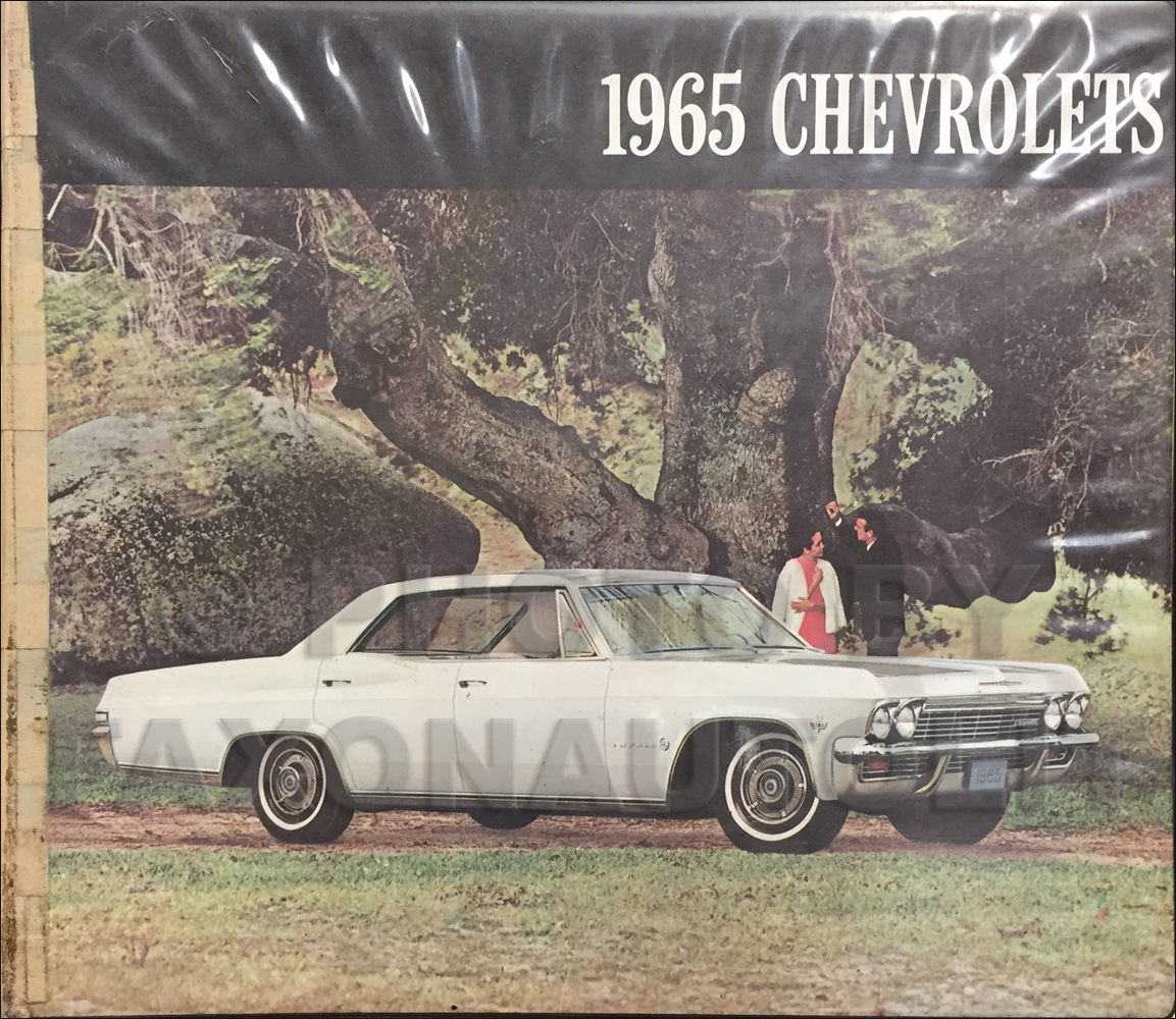 1965 Chevrolet Car Color and Upholstery Dealer Album Original