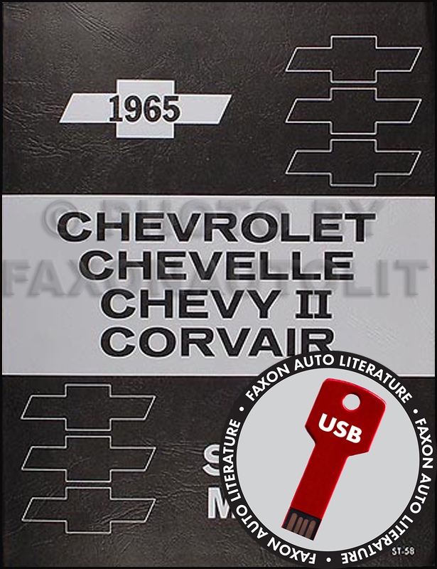 1965 Chevy CD Body & Shop Manual Impala/Nova/Chevelle/El Camino/SS