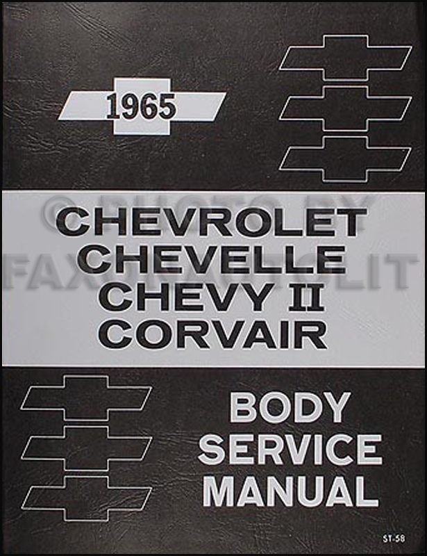 1965 Chevrolet Body Manual Reprint - all models