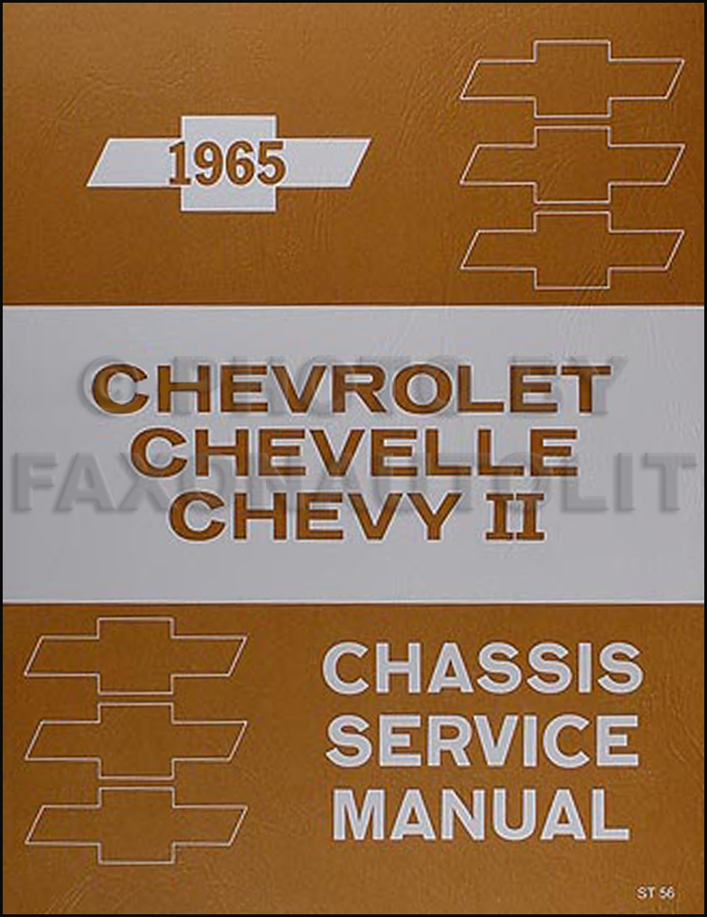 1965 Chevy Repair Shop Manual Impala Caprice Chevelle Malibu El Camino Chevy II Nova