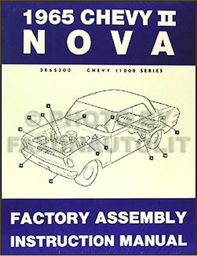 1965 Chevy II & Nova Bound Assembly Manual Reprint
