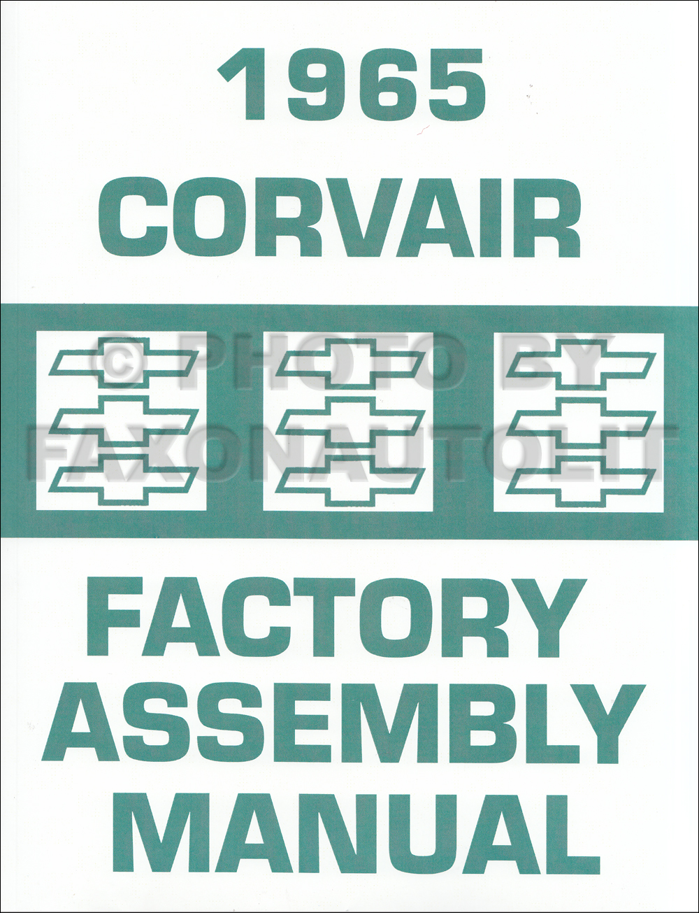 1965 Chevy Corvair and Monza Assembly Manual Reprint