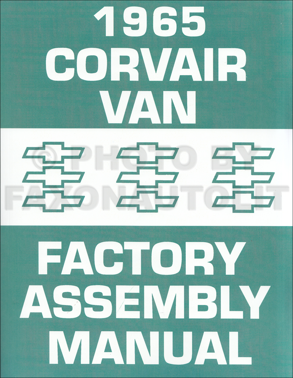 1965 Chevy Corvair Greenbrier Van Assembly Manual Reprint