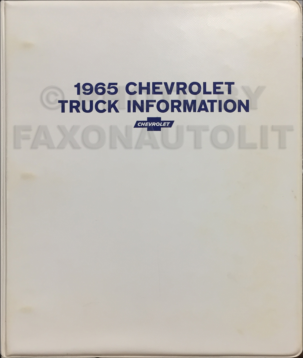 1965 Chevrolet Truck Sales Brochure Set in a Dealer Album