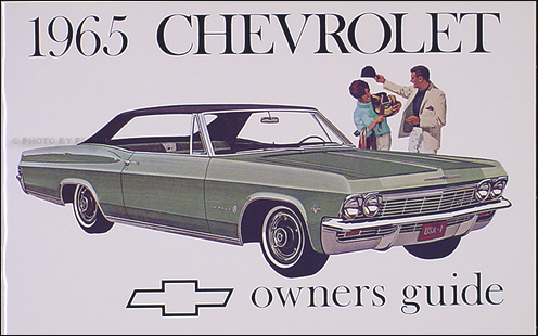 1965 Chevy Owner's Manual Reprint Impala, SS Caprice Bel Air Biscayne