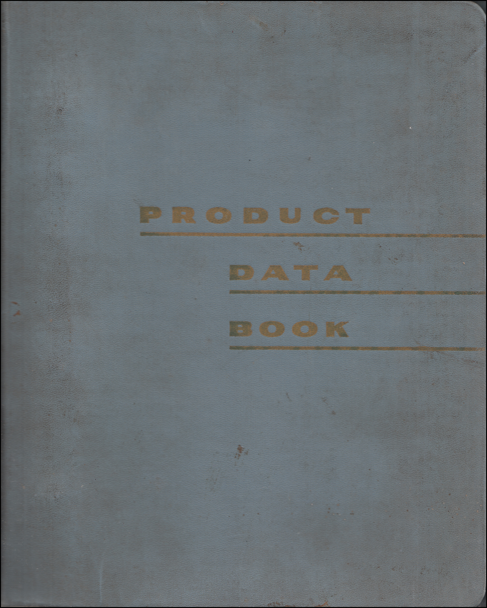 1965 Lincoln Data Book Original