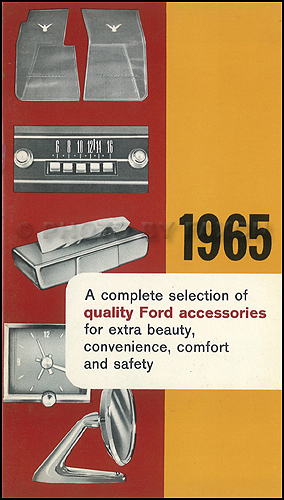 1965 Ford, Meteor & Mercury CANADIAN Accessories Catalog Original Car & Truck