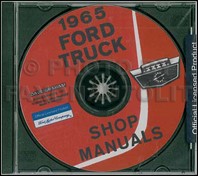 1965 Ford Truck Shop Manual Set on CD-ROM 
