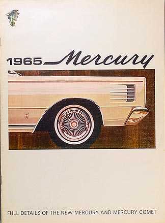 1965 Mercury Sales Catalog Original--All Models
