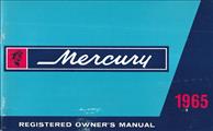 1965 Mercury Owner's Manual Original Canadian Marauder Monterey Montclair Park Lane